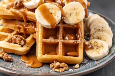 Banana Nut Belgian Waffle