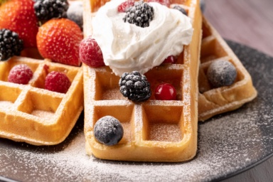 Berry Delight Belgian Waffle